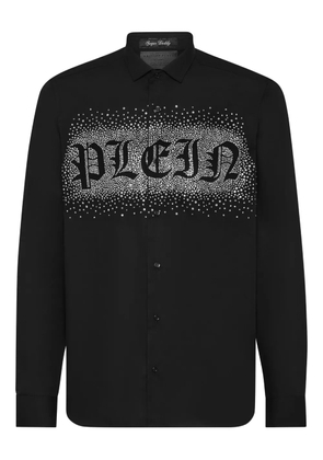 Philipp Plein Sugar Daddy rhinestone-embellished shirt - Black