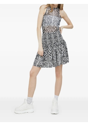 HUGO gathered mini skirt - Black