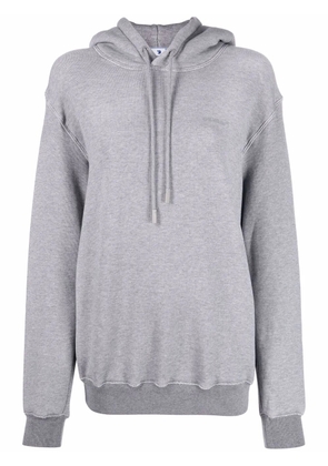 Off-White Diag-print hoodie - Grey