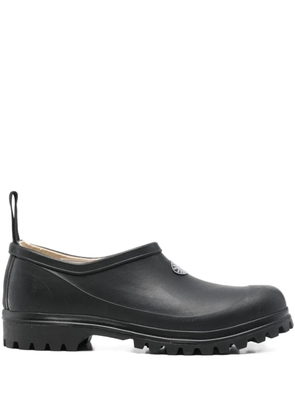 Superga logo-appliqué loafers - Black