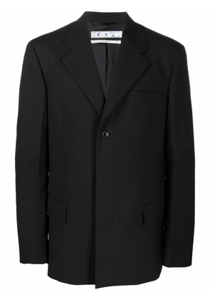 Off-White Industrial-belt single-breasted blazer - Black