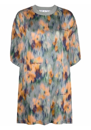 Off-White Romantic T-shirt dress - Orange