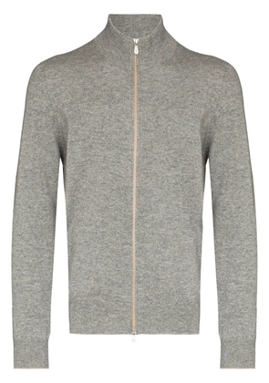 Brunello Cucinelli zip-up wool jumper - Grey