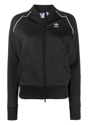 adidas zipped track sweatshirt - Black