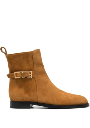 Sergio Rossi suede boots - Brown