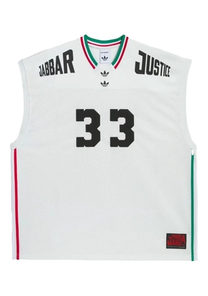 adidas Jabbar Bball 'Willy Chavarria - Off White/Black' tank top