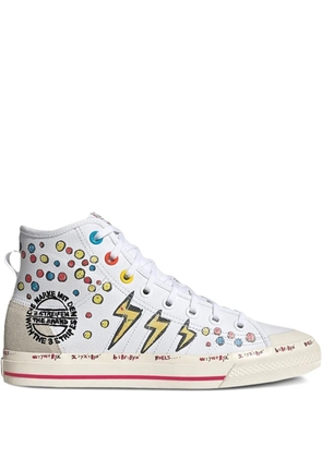 adidas Nizza RF 'Kasing Lung x Mickey Mouse' high top sneakers - White