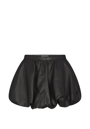 FRAME leather bubble skirt - Black