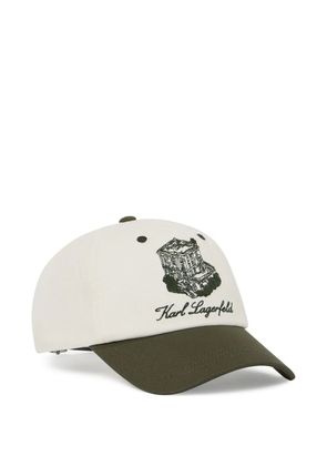 Karl Lagerfeld graphic-print baseball cap - Neutrals