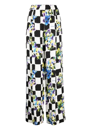 Off-White high-waisted checked trousers