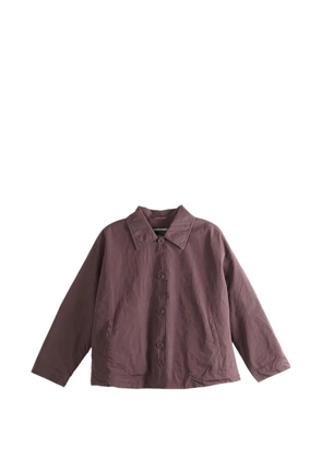 Casey Casey button-front jacket - Purple