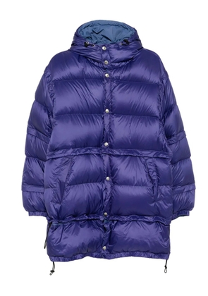 Yoke reversible padded jacket - Purple