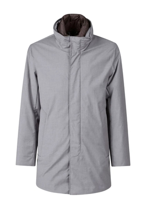 ON THE BUND high-collar padded coat - Grey