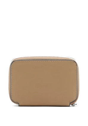 Valextra leather wallet - Neutrals