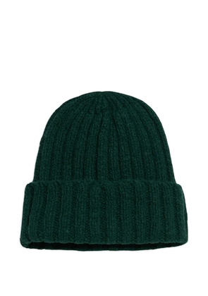 Fortela folded cuff beanie hat - Green
