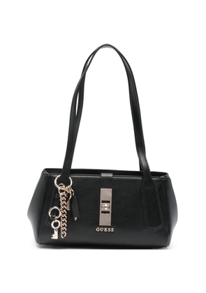 GUESS USA small charm-detail shoulder bag - Black