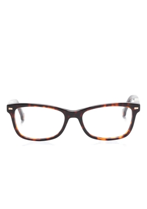 Carolina Herrera rectangle-frame glasses - Brown
