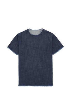 Fortela fringed-detail T-shirt mini dress - Blue