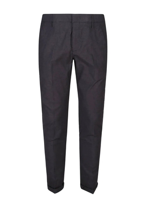 DONDUP cuffed cotton pants - Black