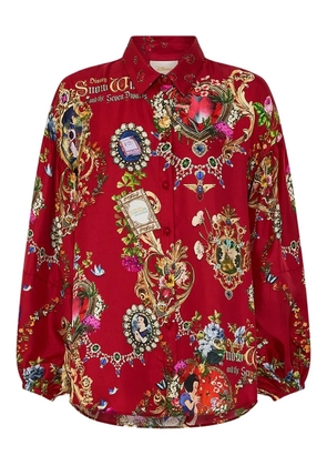 Camilla printed shirt - Red