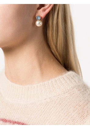 Jennifer Behr Ines pearl earrings - Blue