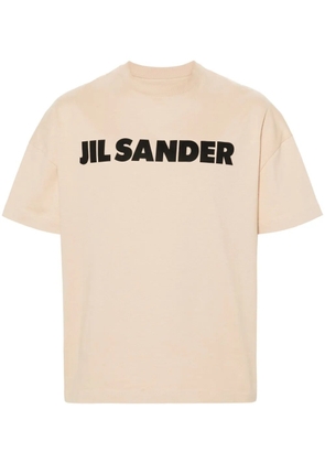 Jil Sander logo-print cotton T-shirt - Neutrals