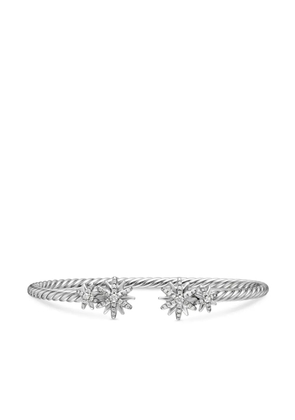 David Yurman sterling silver Starbust diamond bracelet (3.5mm)