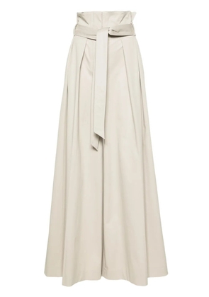 Moschino belted wide-leg trousers - Neutrals