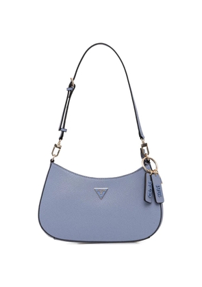 GUESS USA Noelle triangle-logo charm satchel - Blue