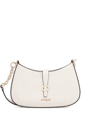GUESS USA chain detail shoulder bag - White