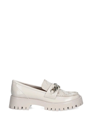 GUESS USA Almer chain-detail loafers - Neutrals