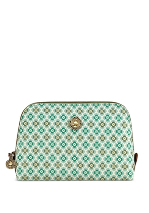 PIP STUDIO floral-print make-up bag - Green