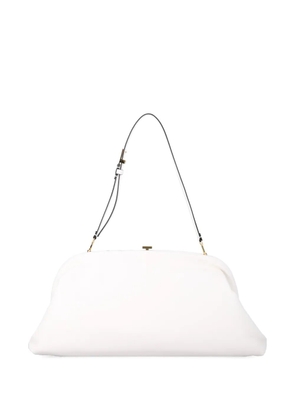Alberta Ferretti leather clutch bag - White