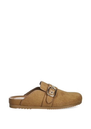 GUESS USA Galavanta buckle-strap slide - Brown