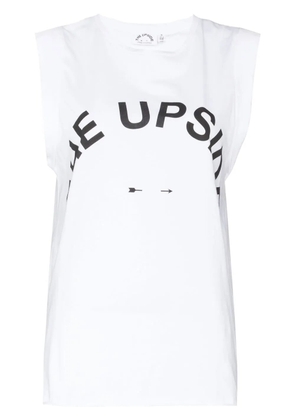 The Upside logo-print tank top - White