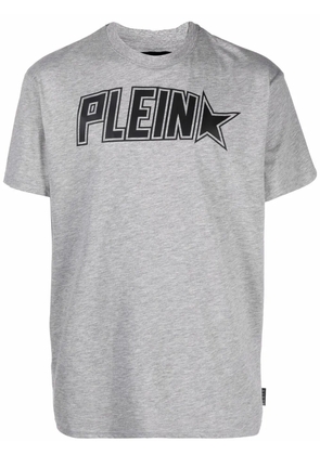 Philipp Plein Plein Star logo print T-shirt - Grey