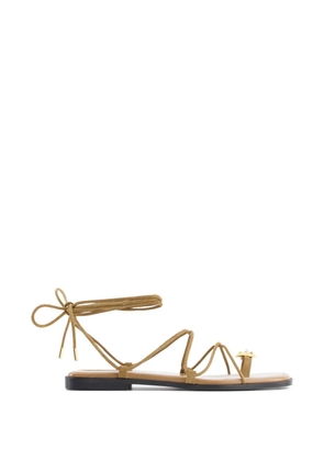 Nodaleto Bulla Isla applique lace up sandals - Neutrals
