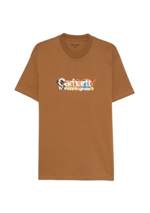 Carhartt WIP Primary printed T-shirt - Brown