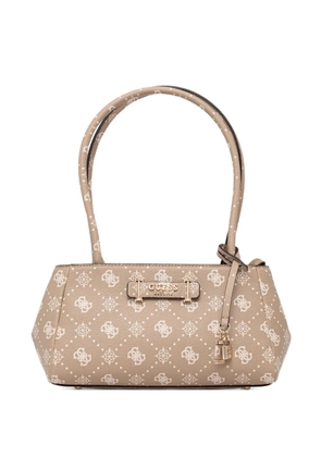 GUESS USA Carrie Girlfriend padlock-charm tote bag - Neutrals