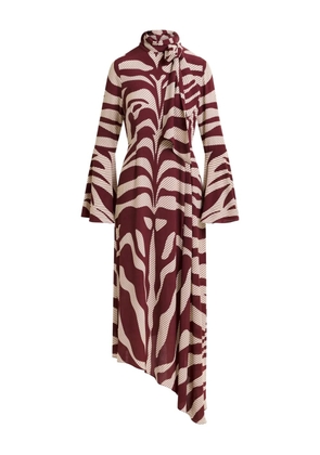 Essentiel Antwerp zebra-print midi dress - Neutrals