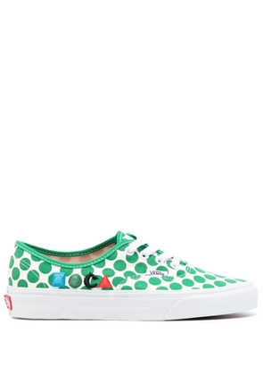 Vans x MOCA Authentic polka-dot cotton sneakers - Green