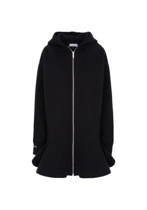 HAMZA Bell Fleece dress - Black