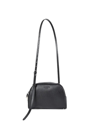 Ann Demeulemeester small Agata printed leather shoulder bag - Black