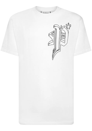 Philipp Plein skull-print cotton T-shirt - White