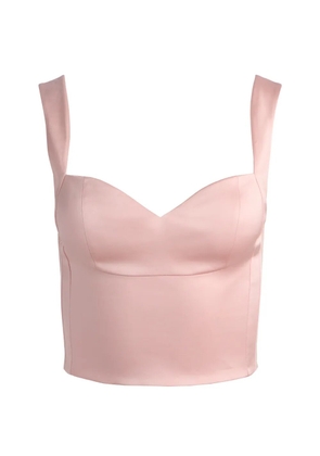 alice + olivia Eve seamed bustier top - Pink