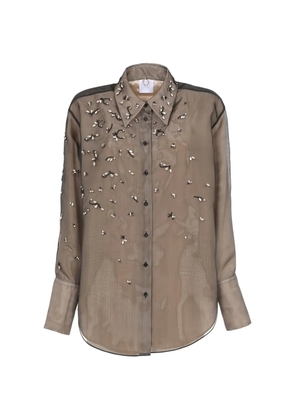 Mantu embellished shirt - Neutrals