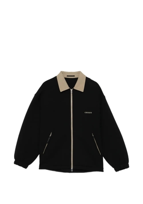 CROQUIS logo-embroidered jacket - Black