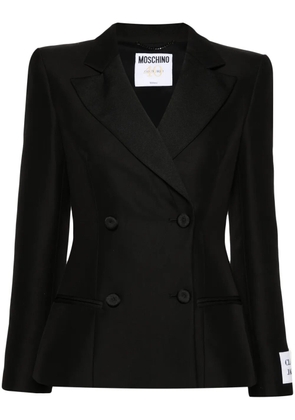 Moschino double-breasted blazer - Black