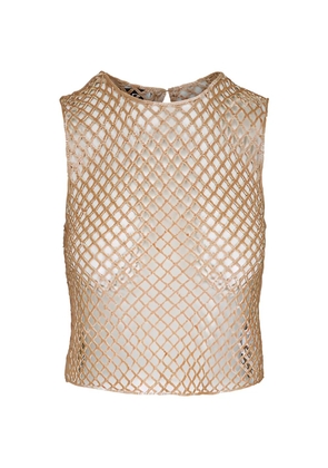 TWP Olive sequin sleeveless top - Neutrals