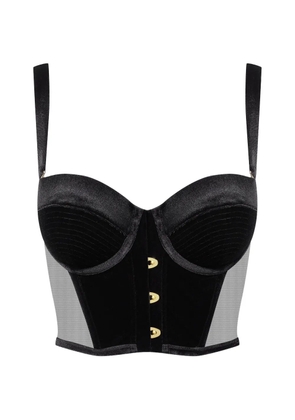 Maison Close Rococo bustier bra - Black